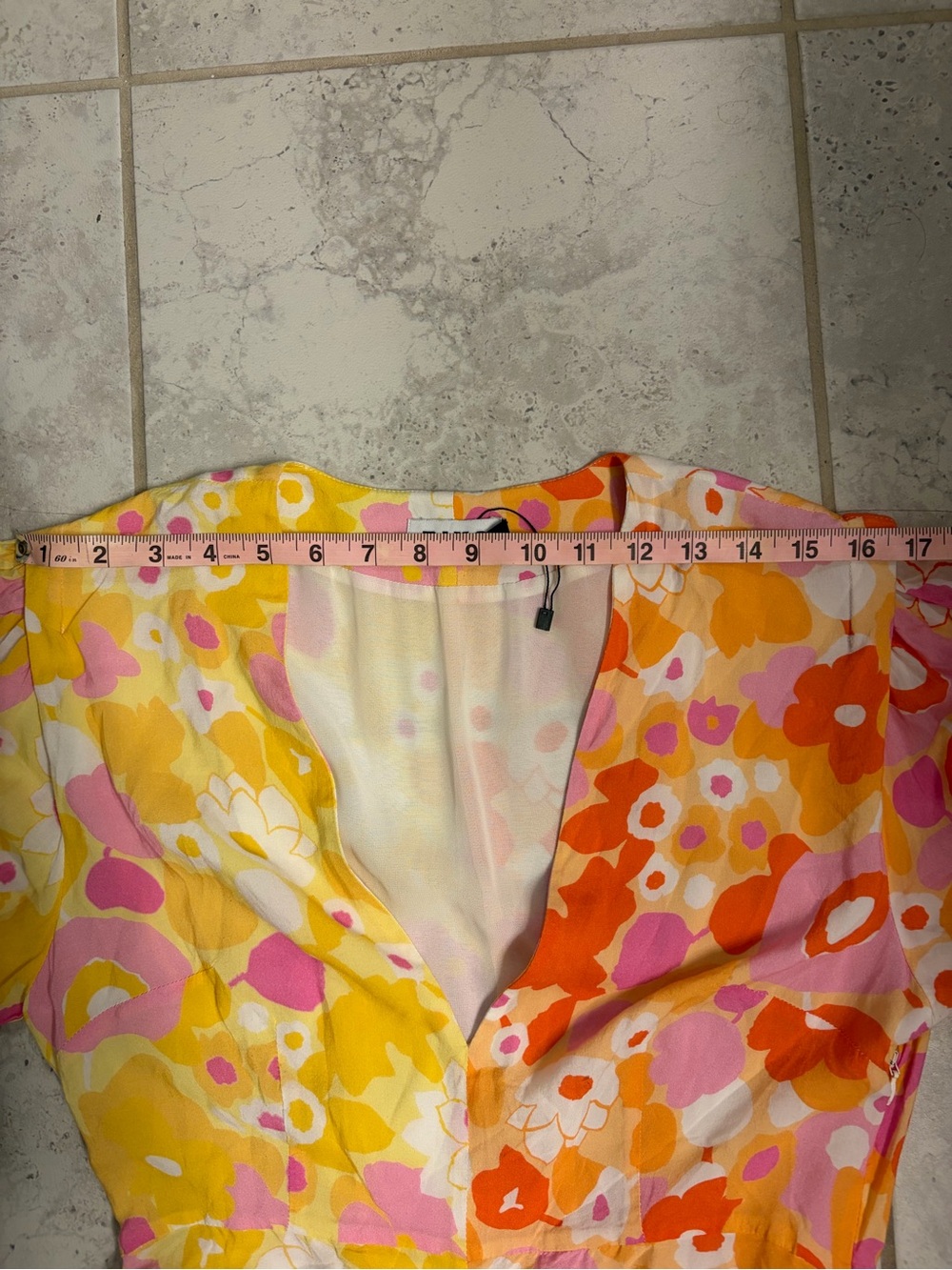 ✨RIXO | Ariel Colorblock Floral Retro Ruffle Maxi Sun Dress | Sz S - Picture 13 of 13